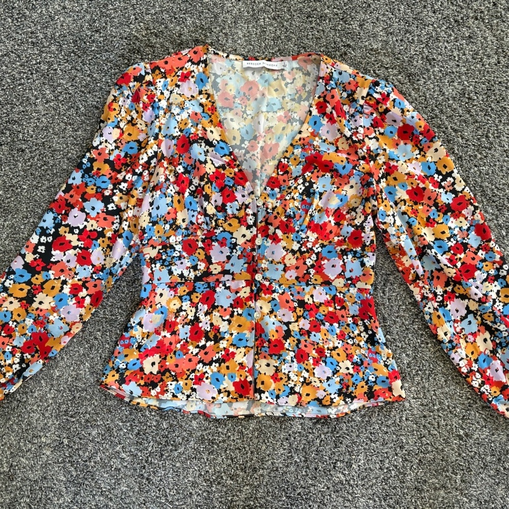 Rebecca Minkoff - Floral Blouse
